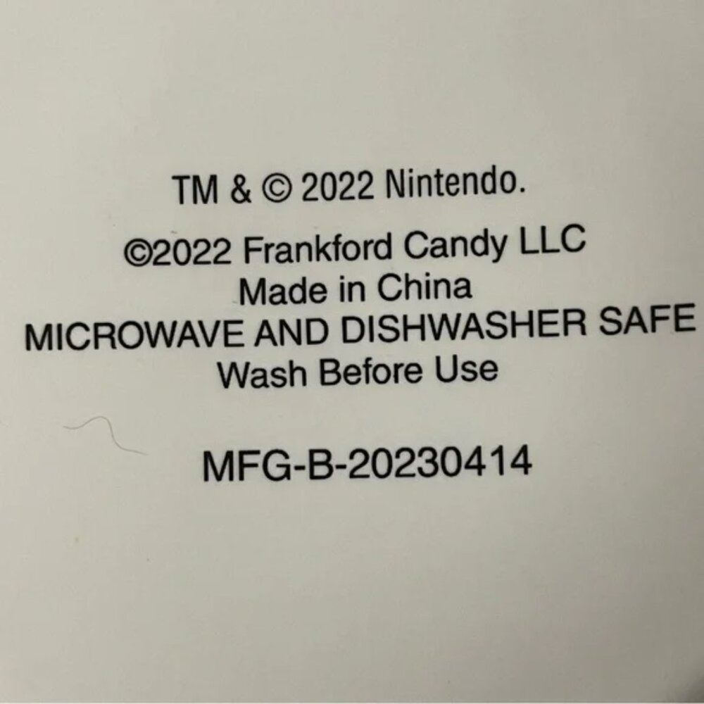 2-NINTENDO Super Mario Blue Coffee Mugs Luigi Princess Peach Ceramic Bowser game - Picture 11 of 11